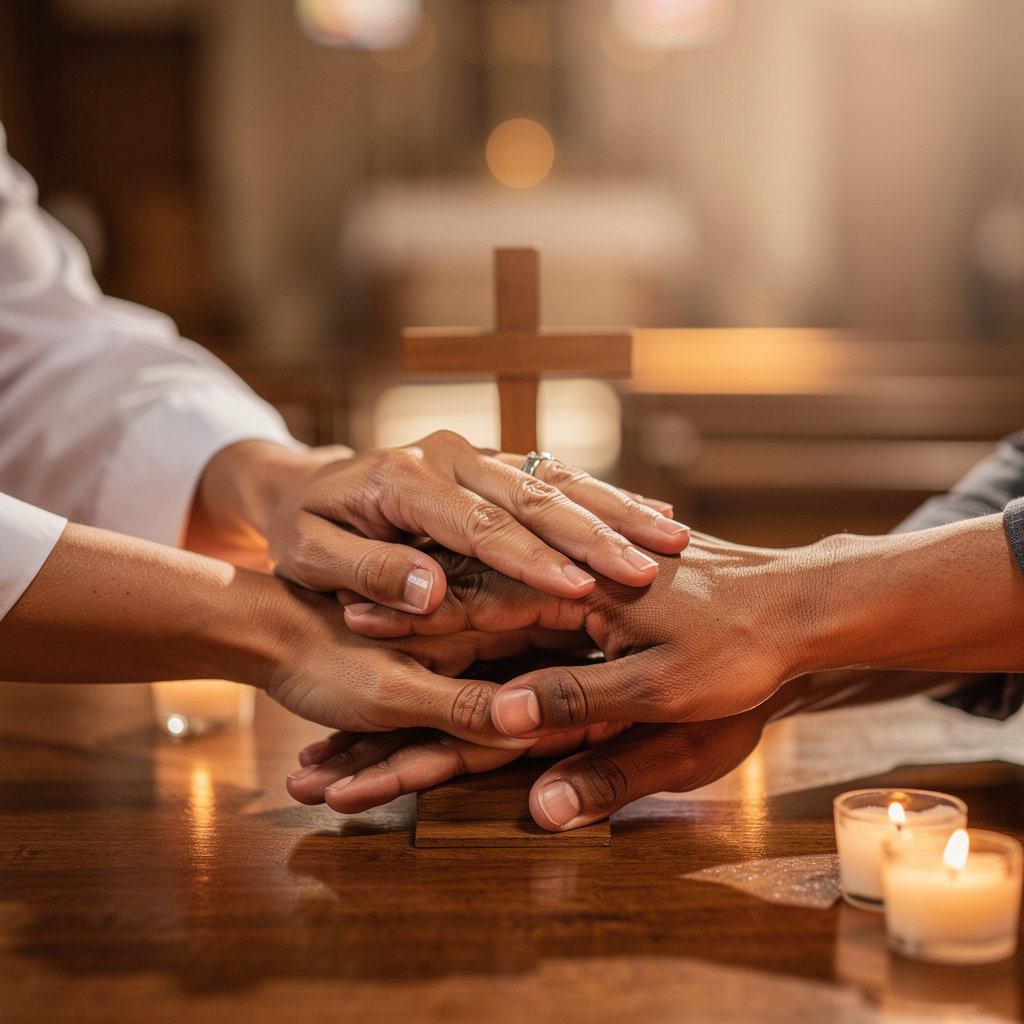 Iglesia de Dios Pentecostal M.I. community members gathering for support and fellowship in Normal Heights, San Diego